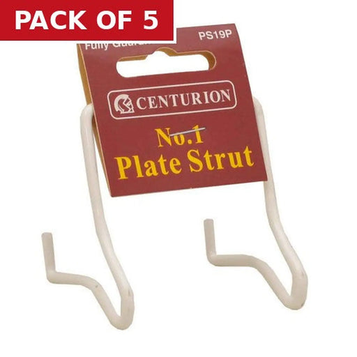 Centurion No 1 (65mm) White Plastic Coated Wire Strut - Pack of 5