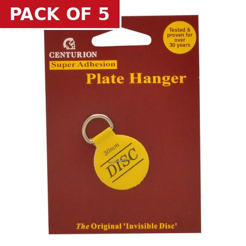 Centurion 30mm Invisible  Plate Hanger - Pack of 5