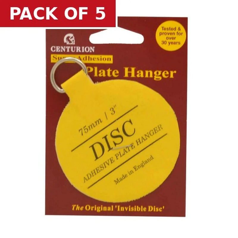 Centurion 75mm Invisible  Plate Hanger - Pack of 5