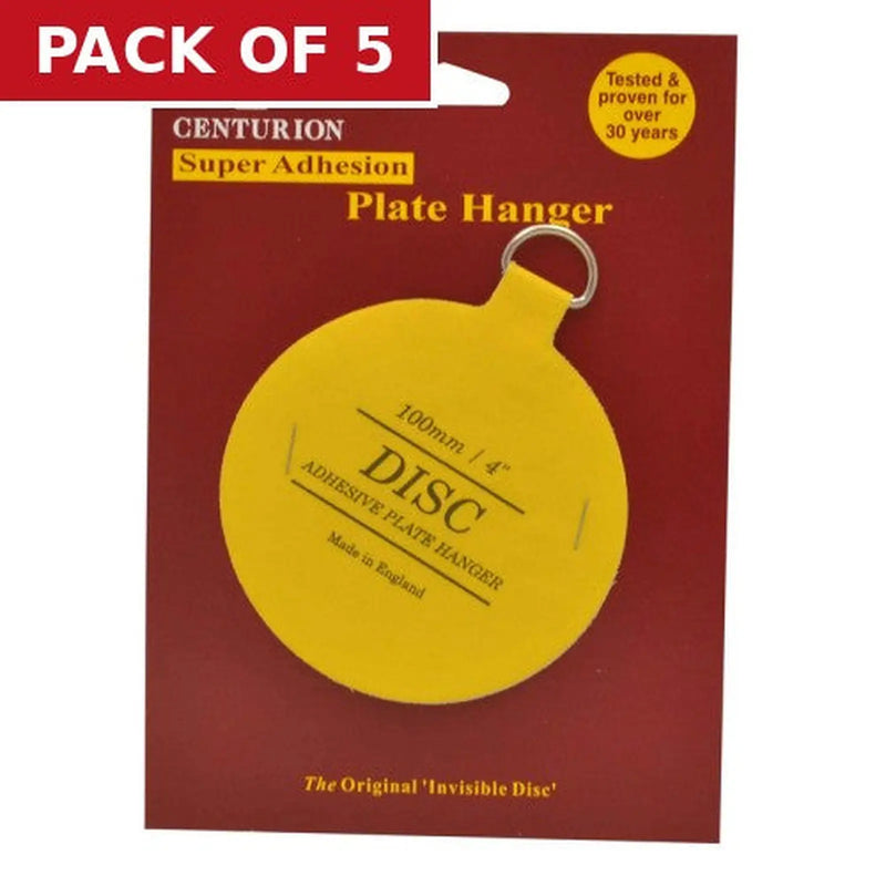 Centurion 100mm Invisible  Plate Hanger - Pack of 5