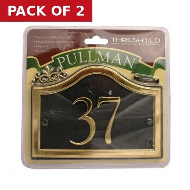 Centurion 18cm x 13cm Black/Gold Pullman 37 - Pack of 2