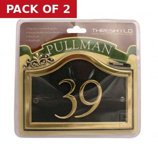 Centurion 18cm x 13cm Black/Gold Pullman 39 - Pack of 2