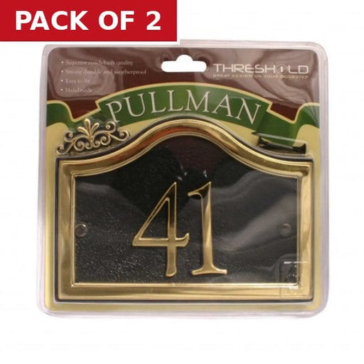 Centurion 27 x 13cm Black/Gold Pullman 41 - Pack of 2