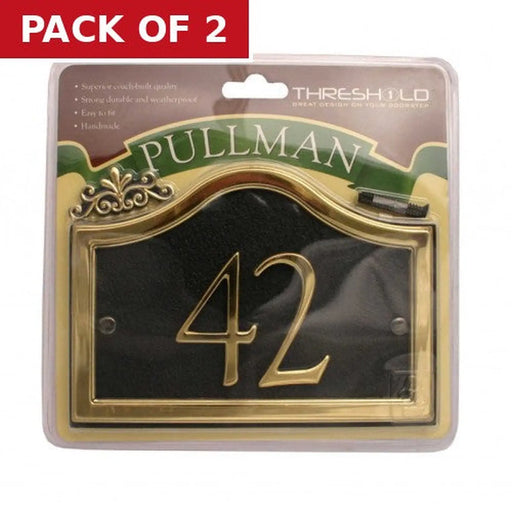 Centurion 27 x 13cm Black/Gold Pullman 42 - Pack of 2