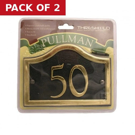 Centurion 27 x 13cm Black/Gold Pullman 50 - Pack of 2
