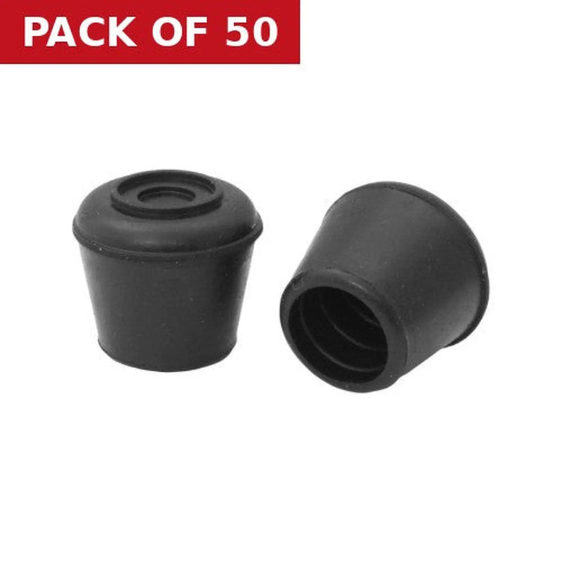 Centurion 32mm Chair Ferrule - Black Rubber - Pack of 50