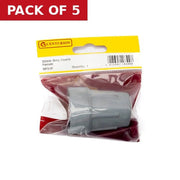 Centurion 22mm Grey Rubber Crutch Ferrule - Pack of 5