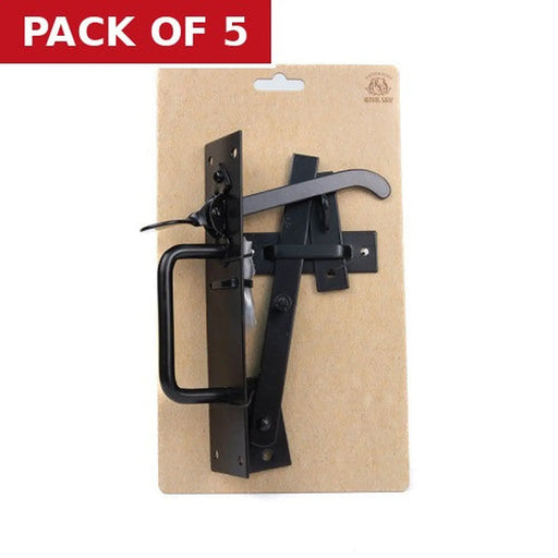 Centurion Repair Shop Suffolk Latch - Black - 200mm - Pack of 5