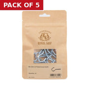 Centurion Repair Shop Zinc Plated Steel Screw Hook - 60 x 10mm - 12pk - Pack of 5