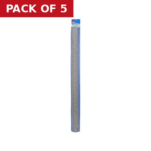 Centurion Hilka Dual mark Stainless Steel Rule, 600mm - Pack of 5