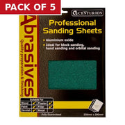 Centurion Abrasives Assorted Aluminium Oxide Sandpaper Sheets, Pack of 10 - Pack of 5