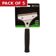 Centurion Trade Heavy Duty Short Handle Scraper, 100mm / 4" - Pack of 5