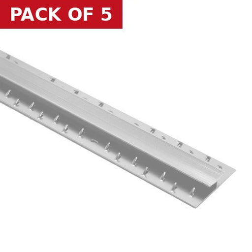 Centurion 45mm Width Silver Carpet Joint - Pack of 5
