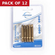 Centurion ProTask 50mm Titanium Coated Assorted Screwdriver Bit Set - Pack of 12