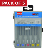 Centurion Hilka 9pc Precision Screwdriver Set - Pack of 5