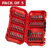 Centurion Milwaukee SHOCKWAVE™ Screwdriver Bit Set - 56pc - Pack of 5