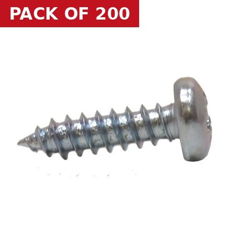 Centurion 5/8" x 8 ZP Pan Head Self Tapping Screws   (200)
