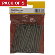 Centurion Timber Decking Screws  - 75mm x 4.5mm - Green - (Pack of 25) - Pack of 5