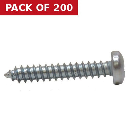 Centurion 1" x 8 ZP Pan Head Self Tapping Screws   (200)