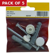 Centurion M6 x 80mm WC Fixing Kit - Pack of 5