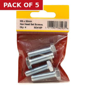 Centurion M8 x 30mm Hex Head Set Screws (Pack of 4) - Pack of 5