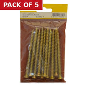 Centurion 7.5mm x 102mm Concrete Frame Screws (Pack of 10) - Pack of 5