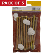 Centurion 7.5mm x 112mm Concrete Frame Screws (Pack of 10) - Pack of 5