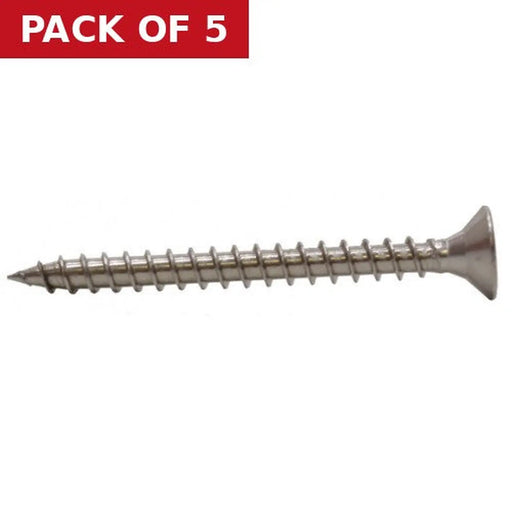 Centurion 1 1/4" x 8 ZP CSK Head Self Tapping Screws (Packs of 8) - Pack of 5