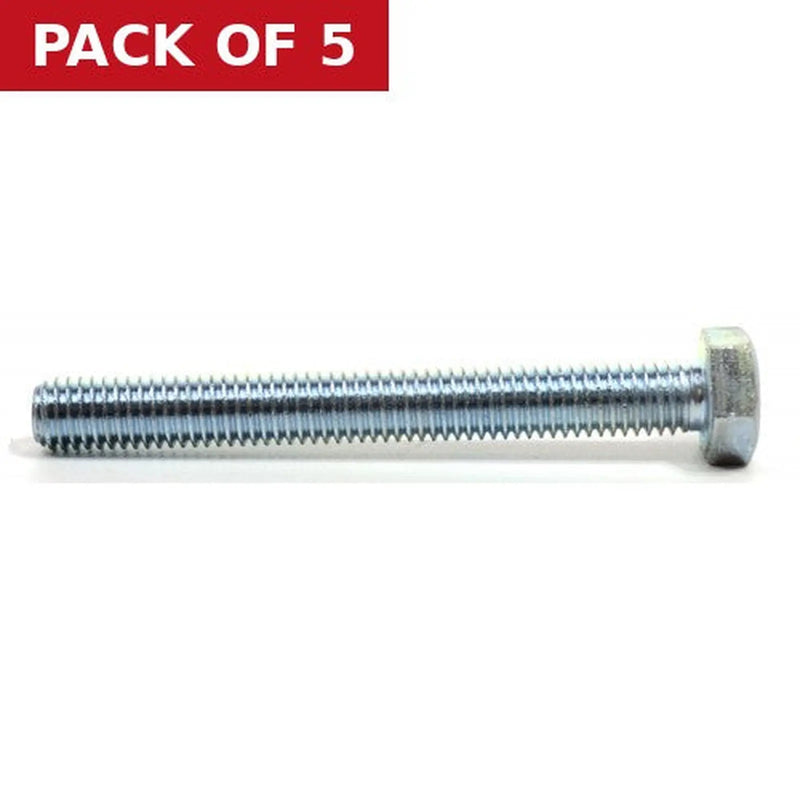 Centurion M8 x 80mm Hex Head Set Screws (Packs of 4) - Pack of 5