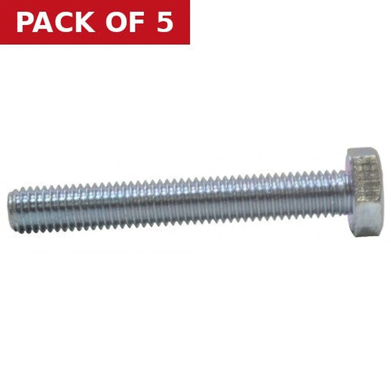Centurion M10 x 80mm Hex Head Set Screws (Packs of 4) - Pack of 5