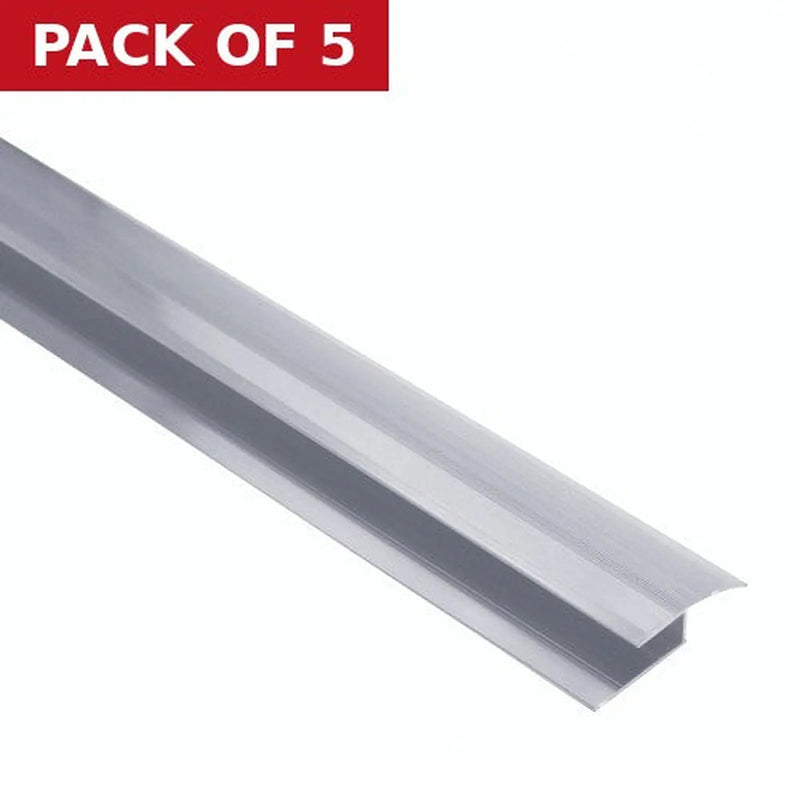 Centurion 900mm Silver Finish Round Edge - Pack of 5