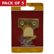 Centurion Solid Brass Sash Lifts, Polished Brass, 50mm - Pack of 5