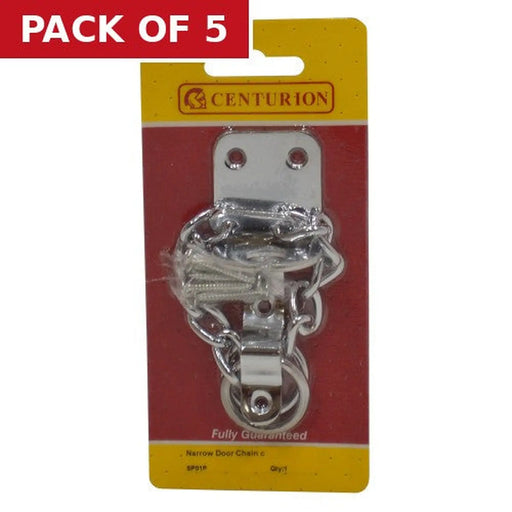 Centurion 40mm CP Narrow Door Chain - Pack of 5