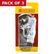 Centurion Heavy Duty Safety Hasp and Staple, Black, 200mm - Pack of 3