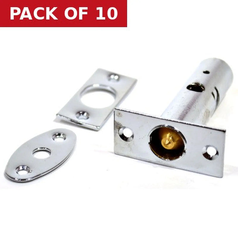 Centurion 60mm Chromed Security Door Rack Bolt - Pack of 10