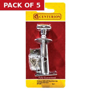 Centurion Thumb Turn Rack Bolt Set, Chromed, 60mm - Pack of 5