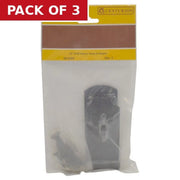 Centurion Heavy Duty Safety Hasp and Staple, Black, 250mm - Pack of 3