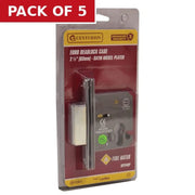 Centurion Euro Dead Lock Case, Satin Chrome Plated, 63mm - Pack of 5