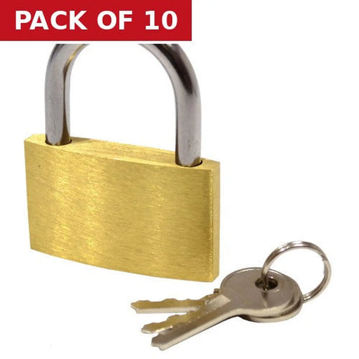 Centurion Brass Padlocks, 50mm - Pack of 10