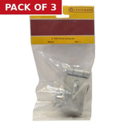 Centurion Heavy Swivel Locking Bars, Galvanised, 200mm - Pack of 3