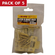 Centurion Latch & Hinge Packs - EB - CE Fire Rated - 4PK - Pack of 5