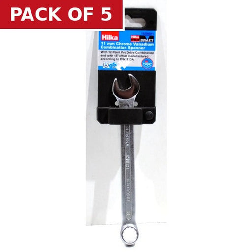 Centurion Hilka CV Comb Spanner, 11mm - Pack of 5