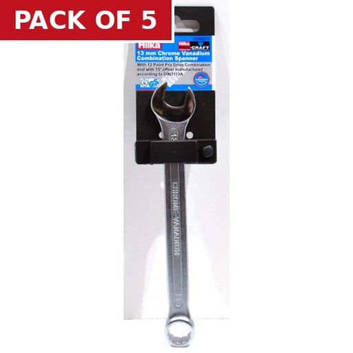 Centurion Hilka CV Comb Spanner, 13mm - Pack of 5