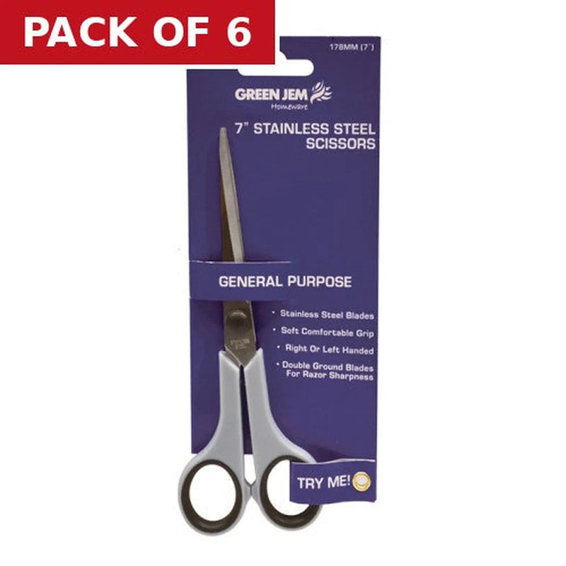 Centurion Scissors - Stainless Steel - 7" - Pack of 6