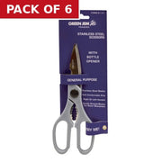 Centurion Scissors - Multi Purpose - Stainless Steel - 8 1/2" - Pack of 6