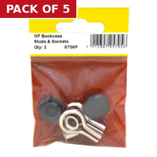 Centurion NP Bookcase Studs & Sockets  (Pack of 2) - Pack of 5
