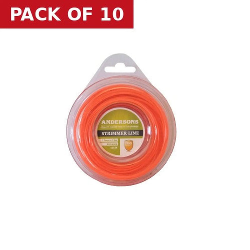 Centurion Strimmer Line, 1.3mm x 15m - Pack of 10