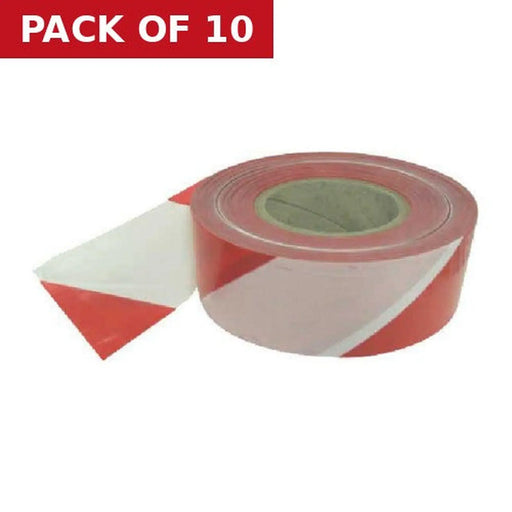 Centurion Barrier Tape - Red/White - 70mm x 500m - Pack of 10