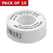 Centurion 12mm x 12m PTFE Tape - Pack of 10