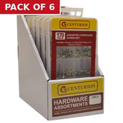 Centurion 170 Piece Assorted Chipboard Screw Set - Pack of 6